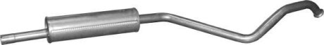 Глушитель алюм. сталь, средн. часть Renault Laguna II 1.6i -16V, 1.8i 16V, 2.0i -16V, 2.0ide hatchback / kombi 01 -07 (21.524) POLMOSTROW 21524