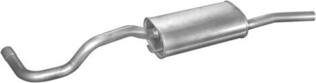 Глушитель алюм. сталь, задн. часть Seat Cordoba/VW Polo 1.6i, 1.8, 1.9TD, 2.0i 96- (23.14) POLMOSTROW 2314