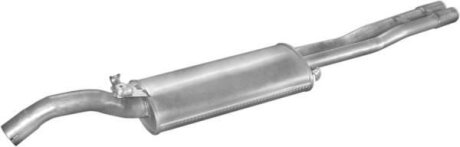 Глушитель алюм. сталь, задн. часть Seat Toledo 91-96 1.8i/1.8i 16V/2.0i kat (23.42) POLMOSTROW 2342
