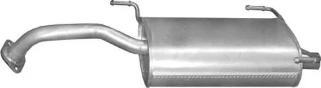 Глушник алюм. сталь, задн. частина Toyota Celica 1.6 10/89-10/93 POLMOSTROW 26.04