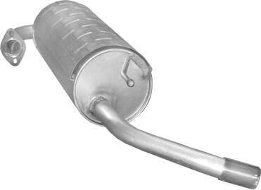 Глушник POLMO Toyota RAV 4 2.0i-16V 04/94-05/00 алюмінізована сталь (26.176) POLMOSTROW 26176