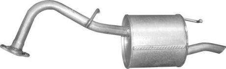 Глушник Toyota Yaris 1.0i -12V 08/05- Алюмінізована сталь POLMOSTROW 26177