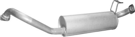 Глушник центр. TOYOTA LAND CRUISER 4.2 (1990-1998) POLMOSTROW 26292