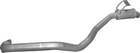 Глушитель алюм. сталь, задн. часть Land Cruiser 4.2 Turbo Diesel 90-98 (26.293) POLMOSTROW 26293