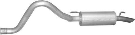 Глушитель алюм. сталь, задн. часть Toyota Land Cruiser 4.2 Turbo Diesel 06- (26.297) POLMOSTROW 26297
