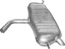 Глушитель алюм. сталь, задн. часть VW Touran 1.6 FSi 01/05-01/07 (30.154) POLMOSTROW 30154 (фото 1)