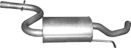 Глушник центр. VOLKSWAGEN TOURAN 1.6 (2003-07) POLMOSTROW 30156
