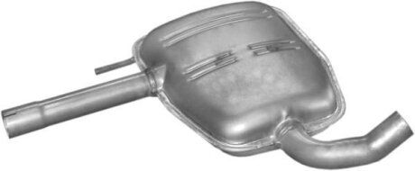 Глушник центр. VW PASSAT POLMOSTROW 3020
