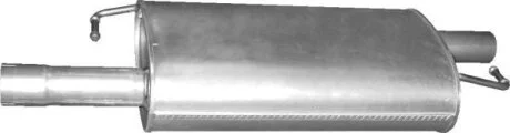 Глушитель, алюм. сталь, средн.часть VW Transporter V 2.5 TDi Turbo Diesel POLMOSTROW 30.221