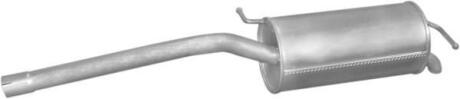Глушник задн. (ое 2K0253609B) VW CADDY III 2.0 D POLMOSTROW 30266