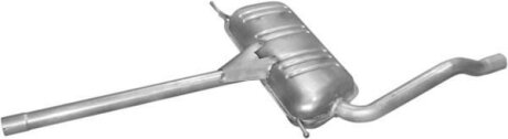 Глушитель, алюм. сталь, средн.часть VW Passat 1.8i Turbo, 2.0i 96-05 (30.268) POLMOSTROW 30268