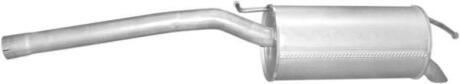 Глушник задн. VOLKSWAGEN CADDY III 1.9 D (2004-10) POLMOSTROW 30277