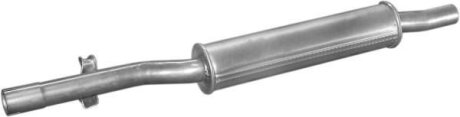 Глушитель, алюм. сталь, середн. часть VW Caddy I 1.6, 1.6D 08/85-07/92 POLMOSTROW 30.52