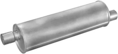 Глушитель основной ГАЗ 3302, 2705, 2217, (боковой Ø63) алюминизированный POLMOSTROW 40.11