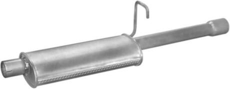 Резонатор ГАЗ 3302 402дв. довгий (петля) POLMOSTROW 4012