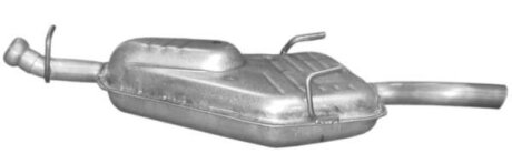 Глушник SAAB 9-3/900 2.0i Turbo-16V 94-03 алюмінізована сталь POLMOSTROW 4820