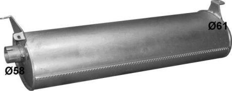 Глушник - (Renault Mascott Euro III 02/04-) POLMOSTROW 70.11