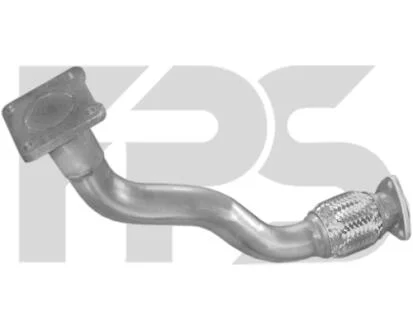 Труба з\\'єднувальна вихлопної системи POLMOSTROW FP 6615 G11