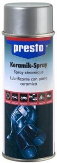 Мастило керамічне термостійке Keramik spray 400мл Presto 157073