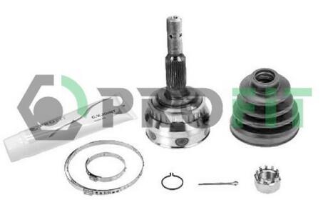 ШРКШ зовн. 33z/25z/52mm ABS:29 Opel Astra F, Astra G, Calibra A, Kadett E, Kadett E Combo, Vectra A, Vectra B, Zafira A 1.5D-2.5 08.84-06.05 PROFIT 2710-1051