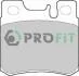 Тормозные колодки задние (15.2 мм) (система ATE) MB C/E/S-Class 85-02 PROFIT 5000-0644 (фото 1)