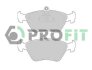 Колодки гальмівні дискові PROFIT 5000-0901 (фото 1)