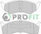 Колодки гальмівні дискові PROFIT 5000-1098 (фото 1)