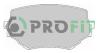 Комплект тормозных колодок, дисковый тормоз PROFIT 5000-1565 (фото 1)