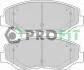 Колодки гальмівні дискові PROFIT 5000-1658 (фото 1)