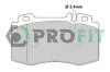 Колодки гальмівні дискові PROFIT 5000-1661 (фото 1)