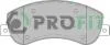 Колодки гальмівні дискові PROFIT 5000-1928 (фото 1)
