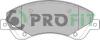 Колодки гальмівні дискові PROFIT 5000-1929 (фото 1)