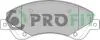 Колодки гальмівні дискові PROFIT 5000-1929 (фото 1)