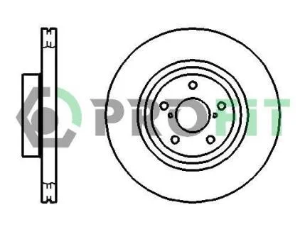 Диск гальмівний PROFIT 5010-1175