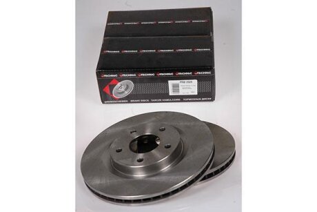 Диск гальмівний перед. Nissan Qashqai 1.6 16V 2.0 16V 1.5DCI 06.12-, 2.0DCI 07.04- PROTECHNIC PRD2529