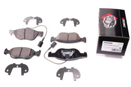 Комплект гальмівних накладок, дискове гальмо PROTECHNIC PRP0086