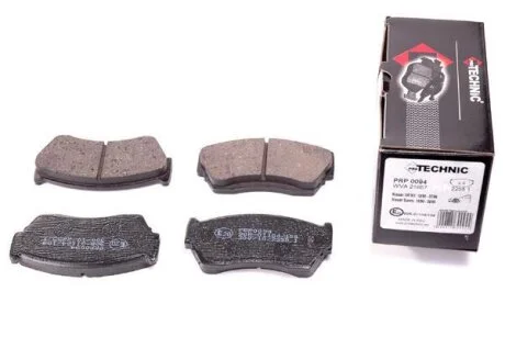 Гальмівнi колодки P Nissan 100,Senta,Sunny 91>95 PROTECHNIC PRP0094