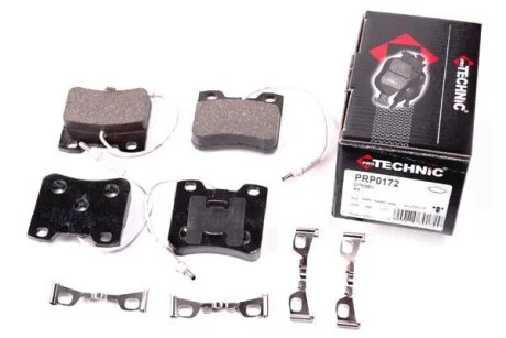 Комплект гальмівних накладок, дискове гальмо PROTECHNIC PRP0172