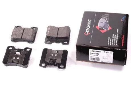 Комплект гальмівних накладок, дискове гальмо PROTECHNIC PRP0200