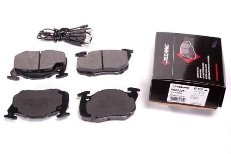 Комплект гальмівних накладок, дискове гальмо PROTECHNIC PRP0325