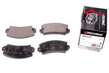 Комплект гальмівних накладок, дискове гальмо PROTECHNIC PRP0327