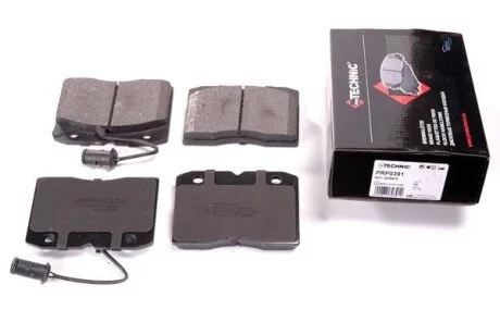 Комплект гальмівних накладок, дискове гальмо PROTECHNIC PRP0391
