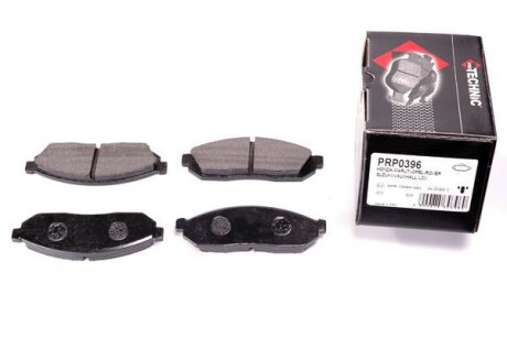 Комплект гальмівних накладок, дискове гальмо PROTECHNIC PRP0396