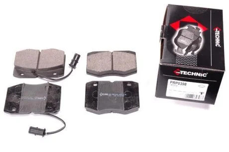 Комплект гальмівних накладок, дискове гальмо PROTECHNIC PRP0398