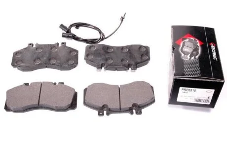 Комплект гальмівних накладок, дискове гальмо PROTECHNIC PRP0510