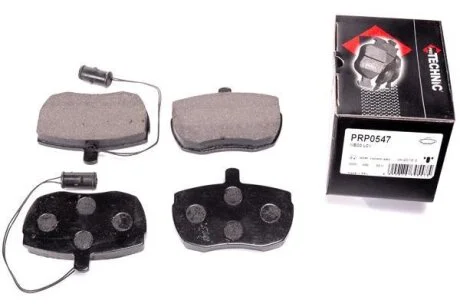 Комплект гальмівних накладок, дискове гальмо PROTECHNIC PRP0547