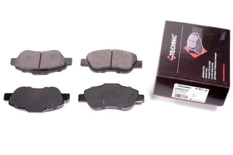 Комплект гальмівних накладок, дискове гальмо PROTECHNIC PRP0713