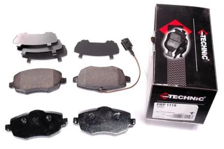 Комплект гальмівних накладок, дискове гальмо PROTECHNIC PRP1119