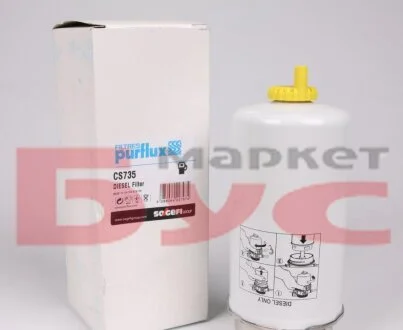 Фильтр топлива, F.-Tr. V-184, 2.0 - 2.4 DI / TDCI, 2002-2006 Purflux CS735