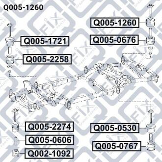 Подушка підрамника Q-fix Q005-1260